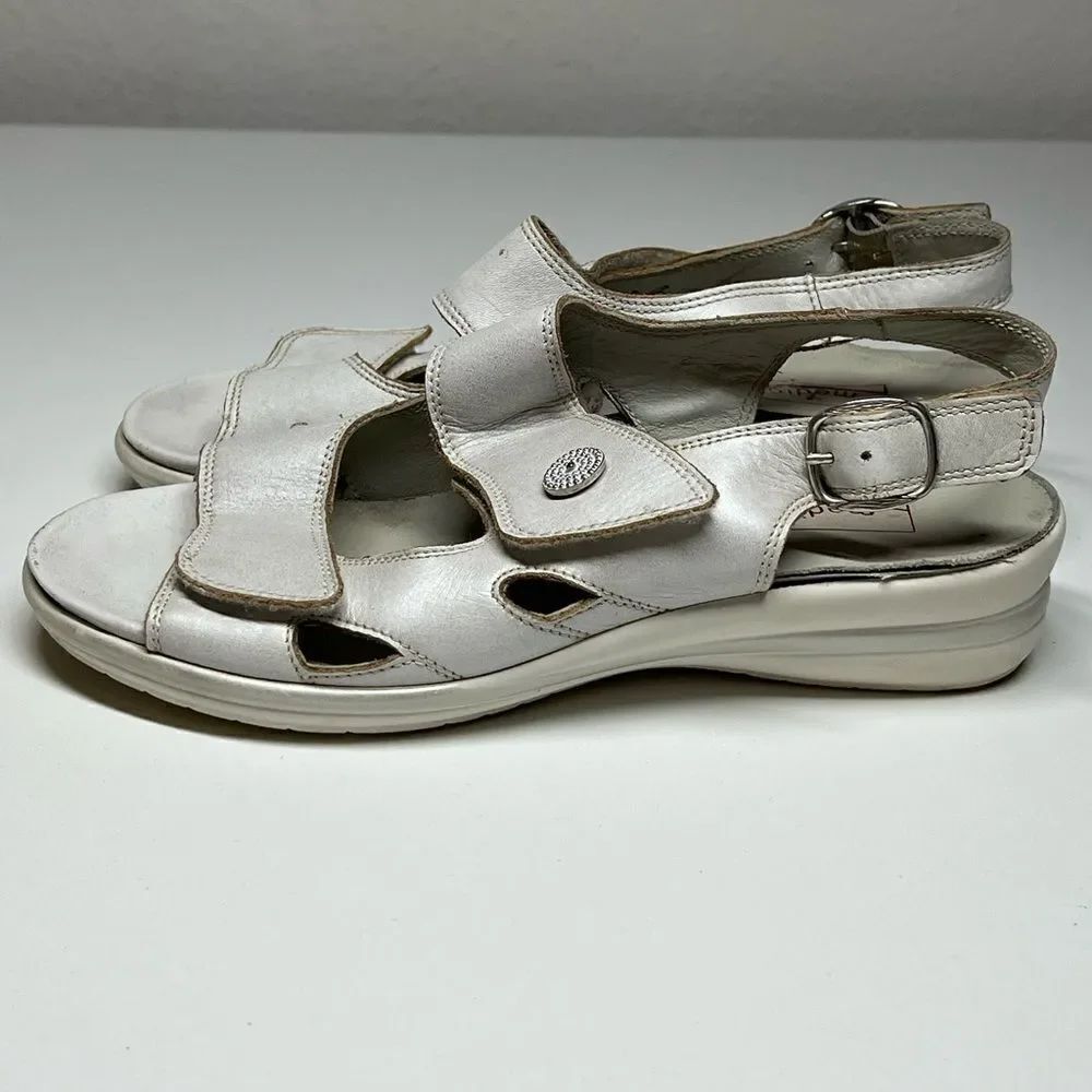 Medicus 24 Hour Comfort Work Leather Shoes White Size 7 US/ 4,5 UK